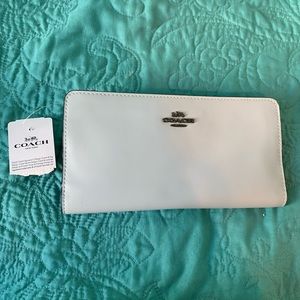 Coach pastel blue wallet